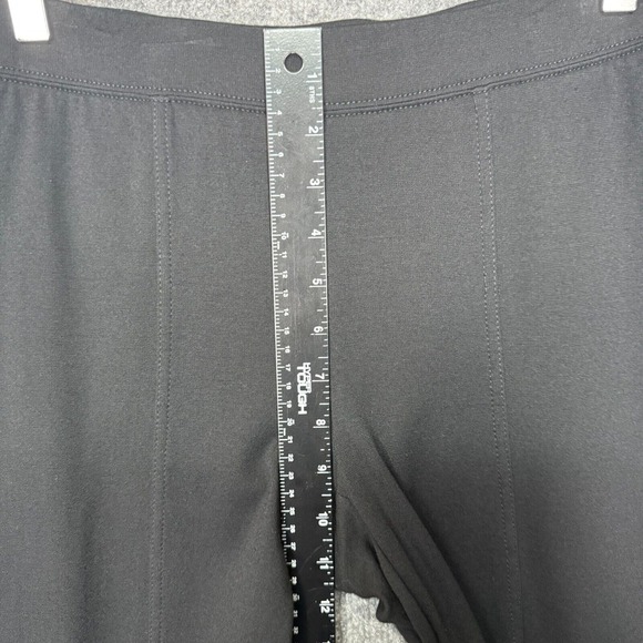 Talbots Pants Womens Small Black Knit Skinny Ankle Pull On Elastic Waist Stretch - Picture 7 of 14